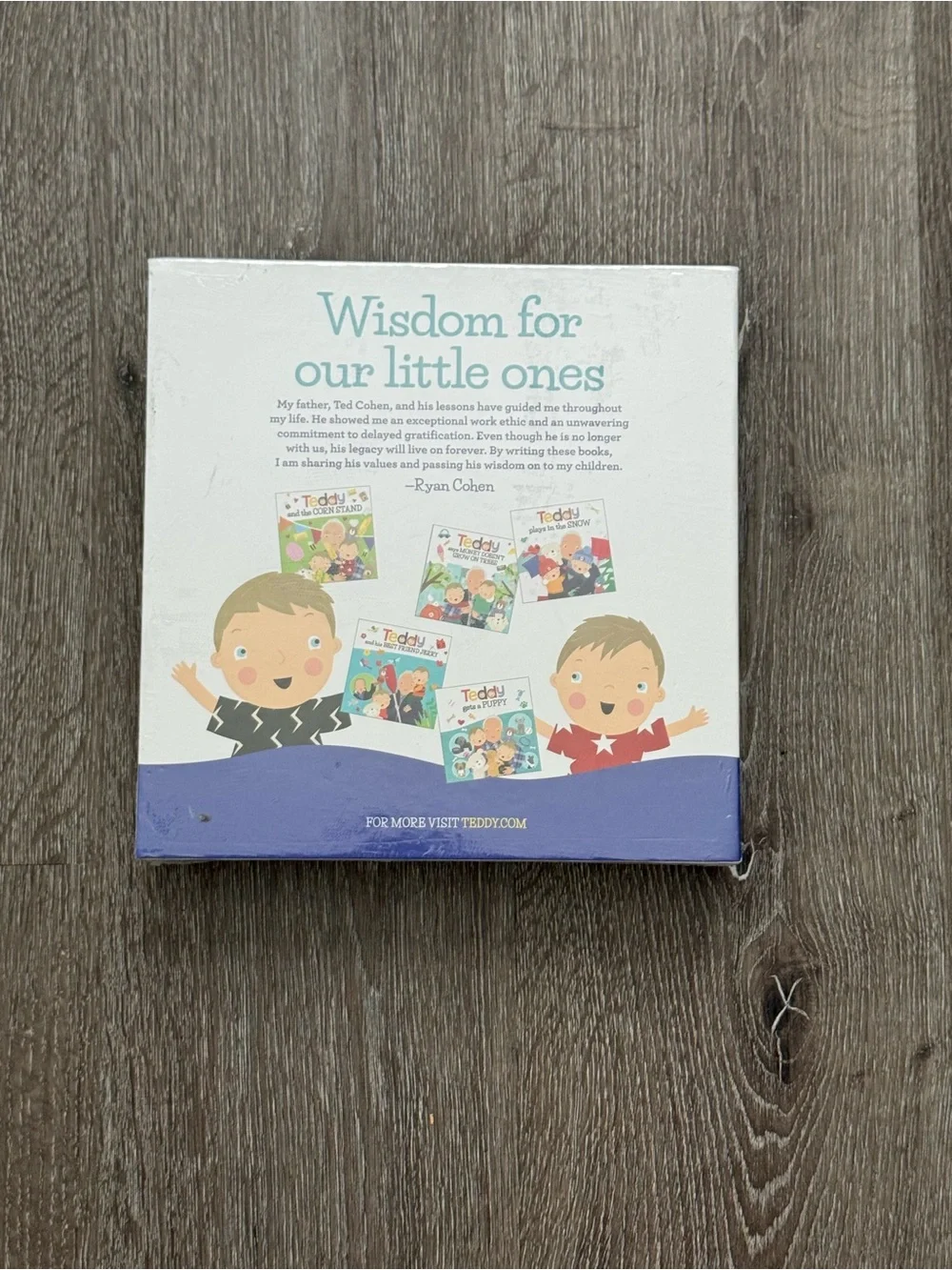Teddy Books by Ryan Cohen – “Wisdom for Our Little Ones” Volume 2 (5 Book Set)